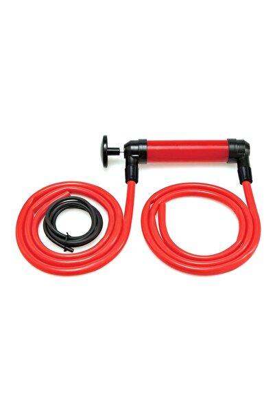 SGTT Pompă manuală de transfer lichide/pompă de aer cu 2 furtunuri de 130cm
