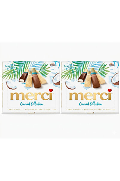 Storck Merci Çikolata Sınırlı Özel Seri Coconut Collection İkili Fırsat Paketi
