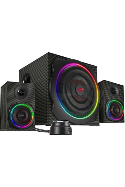 Speedlink Sistem subwoofer GRAVITY CARBON RGB 2.1, negru