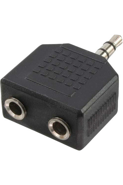 LogiLink Adaptor audio stereo CA1002 mufă jack de 3,5 mm (M) > 2x mufă jack d...