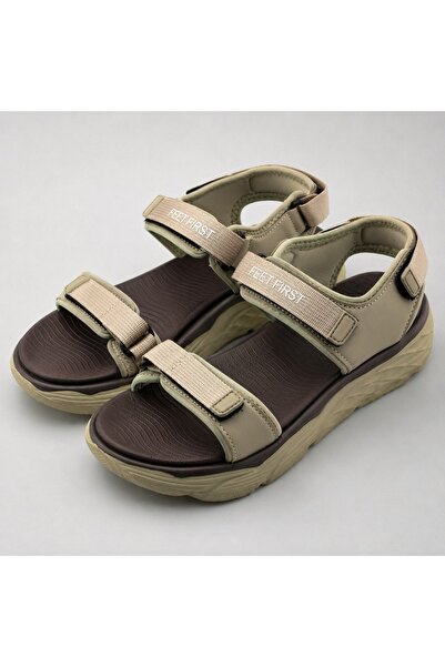 feet first Men’s Sports Sandals with Adjustable Velcro Straps – Lightweight C...