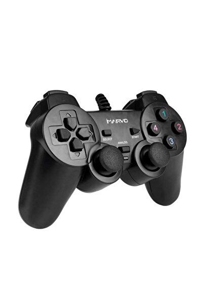 MARVO Gamepad GT-006, 15 butoane, USB, negru, cu vibrații