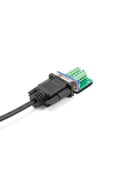 DELOCK Cablu serial RS-232 D-Sub9 tată la tată cu carcasă, 1m