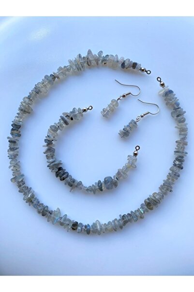 LADIN DOGALTAŞ Labradorite Cracked Stone Natural Stone Set