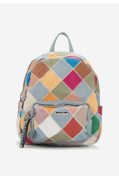B T Shoes Rucsac dama Silvia Rosa 6099 albastru