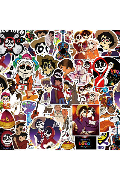 Choice1 Random 50pcs 10/30/50pcs Cute Disney Anime Moive Coco Stickers Funny ...