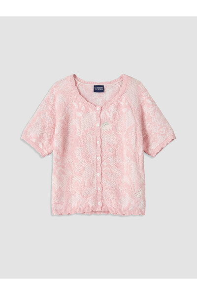 LC Waikiki RMZ GİYİM FARKİLYA Cardigan tricotat brodat pentru fete