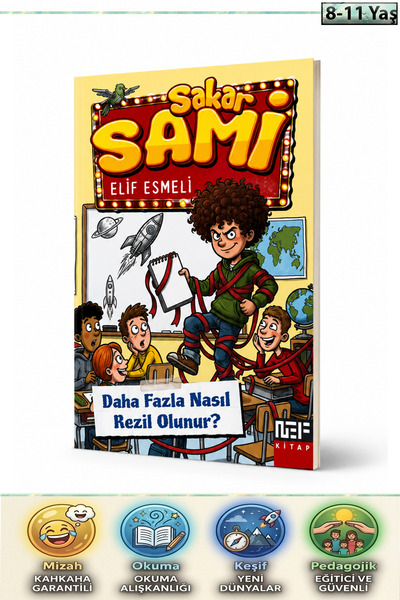 Nef Kitap Sakar Sami - 4 Kitaplık Komik Macera Seti (3, 4 ve 5. Sınıflar İçin 8- 11 Yaş)