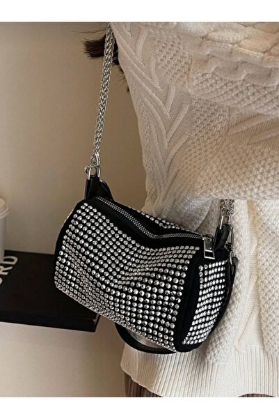 Cantasize Taşlı El Ve Omuz Çantası