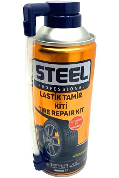 STEEL Acil Lastik Tamir Kiti Lastik Tamir Köpüğü Ve Şişirici Sprey 400 ml