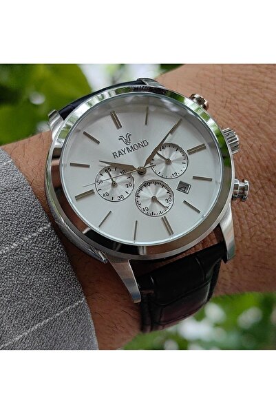 Raymond Leather Cord Men's Wristwatch