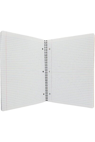 Roco Neon Spiral Notebook A4 150 Sheets Single Ruled Arabic Maroon