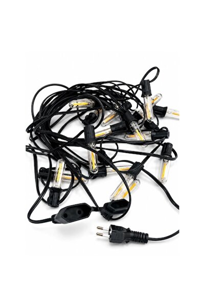 trandafi led Ghirlandă luminoasă de exterior 10M cu 20 socluri E12 și 25 becu...
