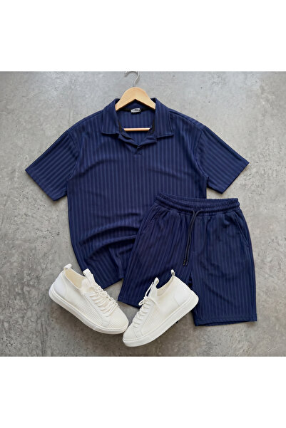 viperkombin Men's Report T-Shirt and Shorts Set 2-Piece Cotton Polyester Tok ...