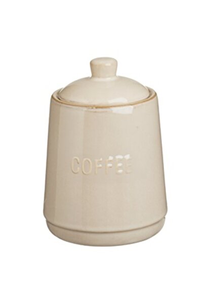 Zumzeria Beige Ceramic Container Nordic Style with Lid 630ml