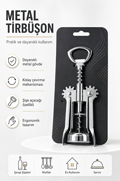 GÜZELYÜZ AVM Tirbuşon Dayanıklı Kullanışlı Gösterişli Modern Kullanımı Kolay ...