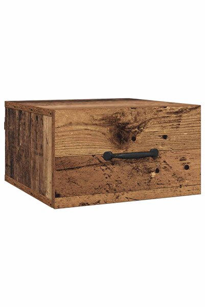 vidaxl Dulap de noapte Lemn Vechi 35 x 35 x 20 cm Lemn compozit