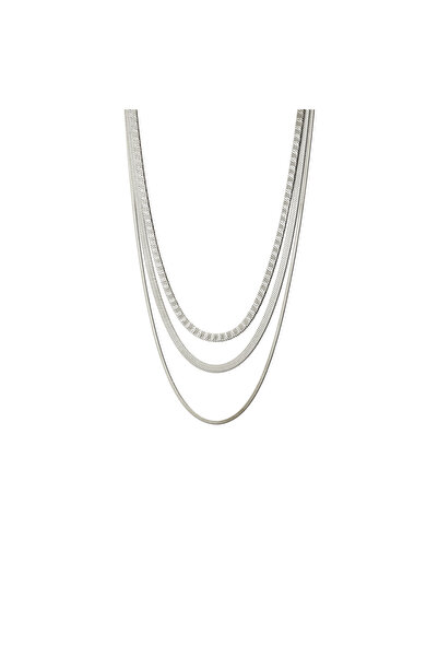 OXETTE Multistrand stainless steel necklace Glow Bis