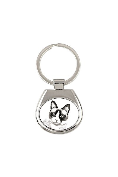Art - Dog Art-Dog Breloc Metalic Personalizat cu Pisică pe Coșuri de Zăpadă –...