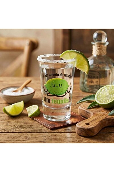 Ginza Shot glass, 7cm, with the message: I don't need therapy. I have tequila!