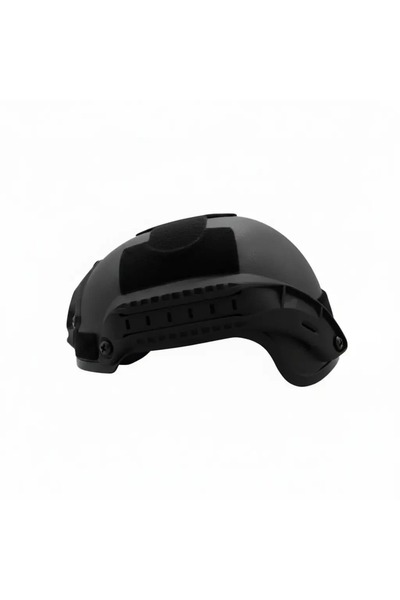 KORDAK Siyah Kısa Kulak Korumasız Airsoft Kask – Paintball ve Outdoor Koruyuc...