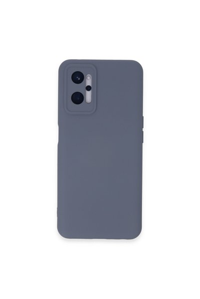 Hobibahçem Realme 9I 4g Compatible Case Nano Velvet Silicone - Gray