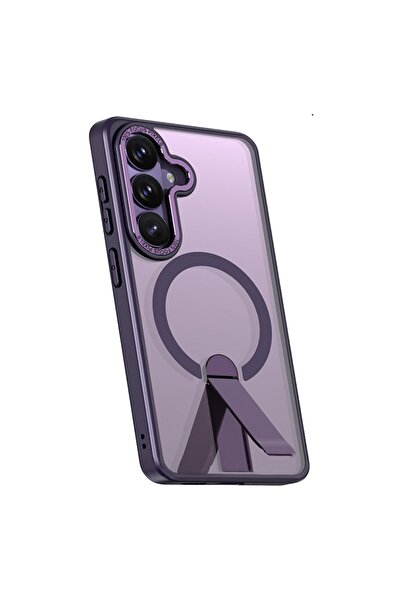 sscase Acrylic Magsafe Σκληρή Θήκη με Stand Dark Purple (Samsung Galaxy S26 P...