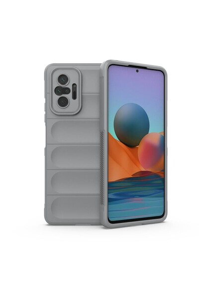 sscase Magic Shield Θήκη Σιλικόνης Light Grey (Xiaomi Redmi Note 10 Pro)