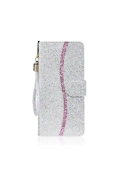 sscase Glitter Powder Θήκη Πορτοφόλι Silver (Samsung Galaxy S23 Ultra 5G)