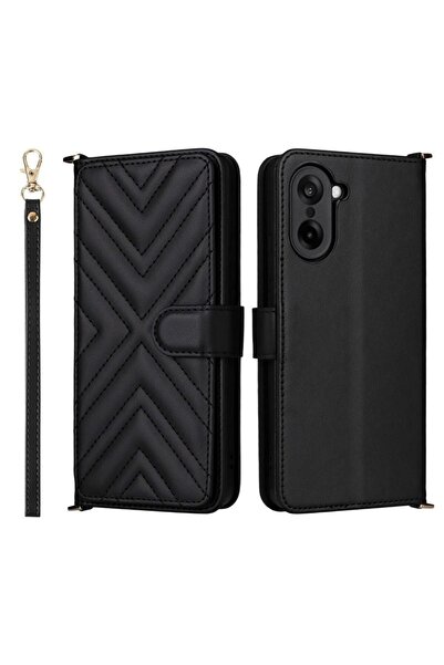 sscase Puff Lines Θήκη Πορτοφόλι Black (OnePlus Nord CE 5 5G)