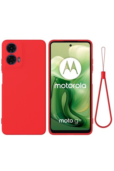 sscase Solid Color Θήκη Σιλικόνης Red (Motorola Moto G24 / G04)