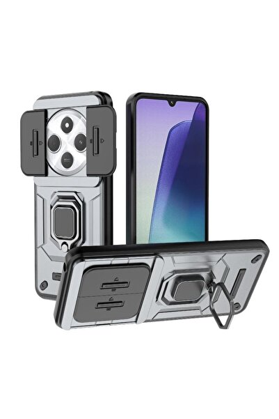 sscase Sliding Camshield Σκληρή Θήκη με Δαχτυλίδι Grey (Xiaomi Redmi 14C 4G/P...