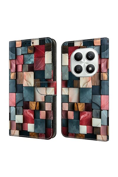 sscase Colored Drawing Θήκη Πορτοφόλι Colorful Brick (Xiaomi Redmi Note 15 5G...