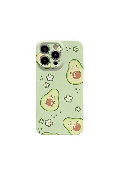 sscase Painting Pattern Θήκη Σιλικόνης Avocado (Apple iPhone 15 Pro Max)