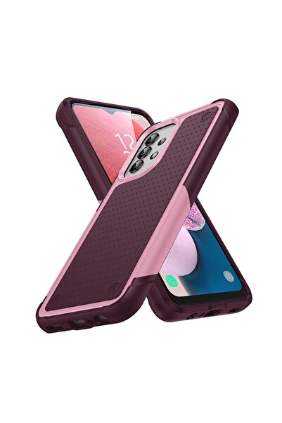 sscase Dotting Σκληρή Θήκη Σιλικόνης Pink/Dark Red (Samsung Galaxy A13 4G)