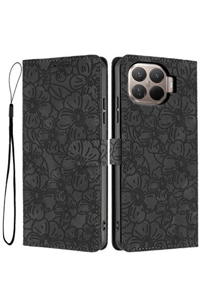 sscase Blossom Θήκη Πορτοφόλι Black (Xiaomi 15T Pro 5G)
