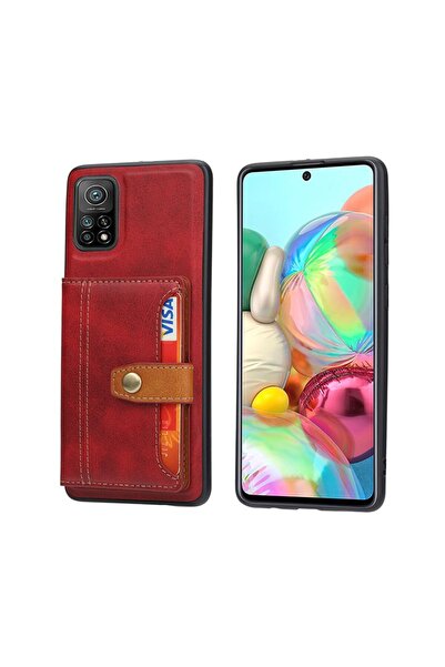 sscase Calfskin Color Matching Σκληρή Θήκη με Πορτοφόλι Red (Xiaomi Redmi Not...