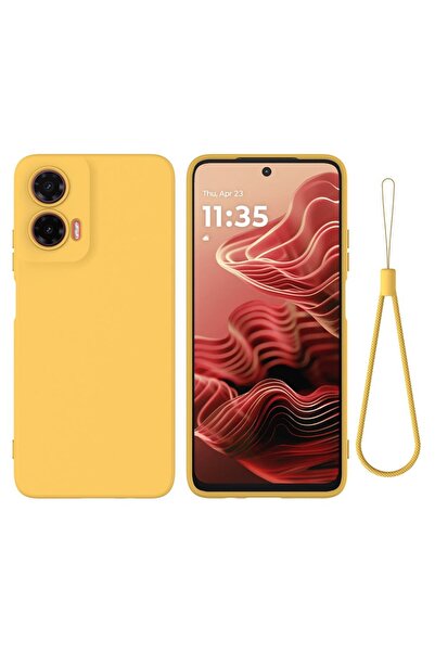 sscase Solid Color Θήκη Σιλικόνης Yellow (Motorola Moto G35 5G)