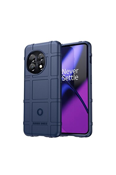 sscase Grid Design Σκληρή Θήκη Σιλικόνης Blue (OnePlus 11 5G)