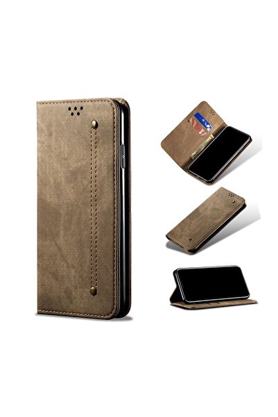 sscase Denim Texture Flip Θήκη Βιβλίο Stone (Xiaomi Redmi Note 11/Note 11s)
