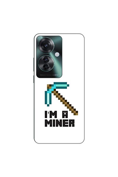 OEM Husa compatibila cu Oppo Reno11 F 5G Silicon Gel Tpu Model Minecraft Miner