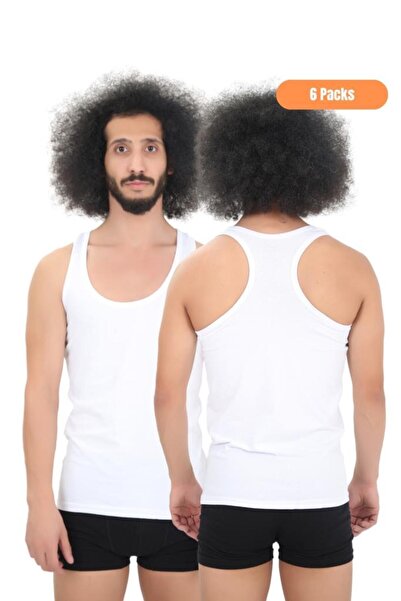 CNT Erkek Ribana Atlet 6'lı Full Likralı Rambo Sporcu Atlet