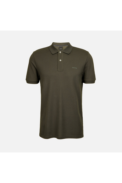 Geox Khaki pánské polotričko Polo