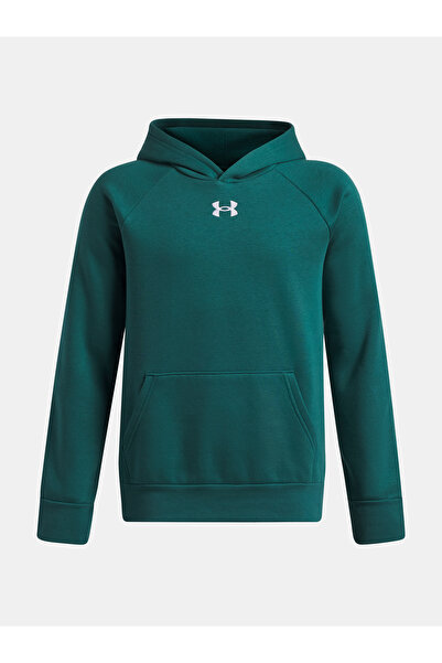 Under Armour Hanorac pentru băieți UA Rival Fleece Hoodie-GRN