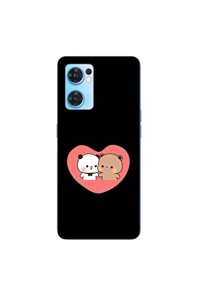 OEM Husa compatibila cu Oppo Reno7 5G Silicon Gel Tpu Model Bubu Dudu In Heart