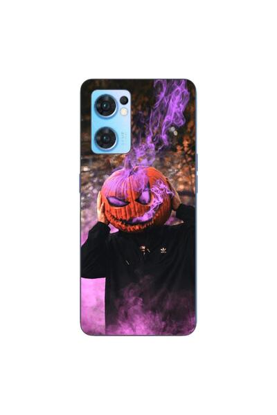 OEM Husa compatibila cu Oppo Reno7 5G Silicon Gel Tpu Model Halloween Cap Dov...
