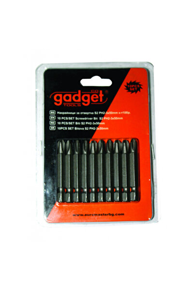 Gadget 10pcs/Set biti S2 PH-3x50mm GD