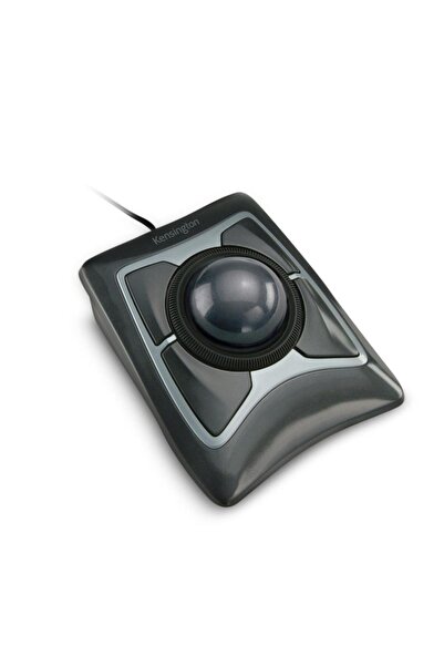 KENSINGTON Expert Trackball Mouse, USB, Ambidextrous, Black