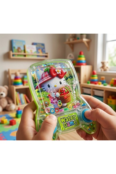 Kuzey Tacı Hello Kitty Tasarımlı Sulu Elde Oyun Konsolu Nostaljik Dikey Mini ...