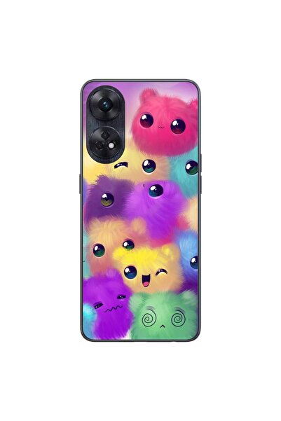 OEM Husa compatibila cu Oppo Reno8 T 4G Silicon Gel Tpu Model Pufosi Colorati